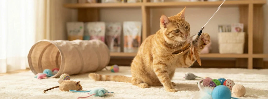 運動不足・ストレス解消に最適な猫用玩具 – もふもふ幸せ | Mofumofu