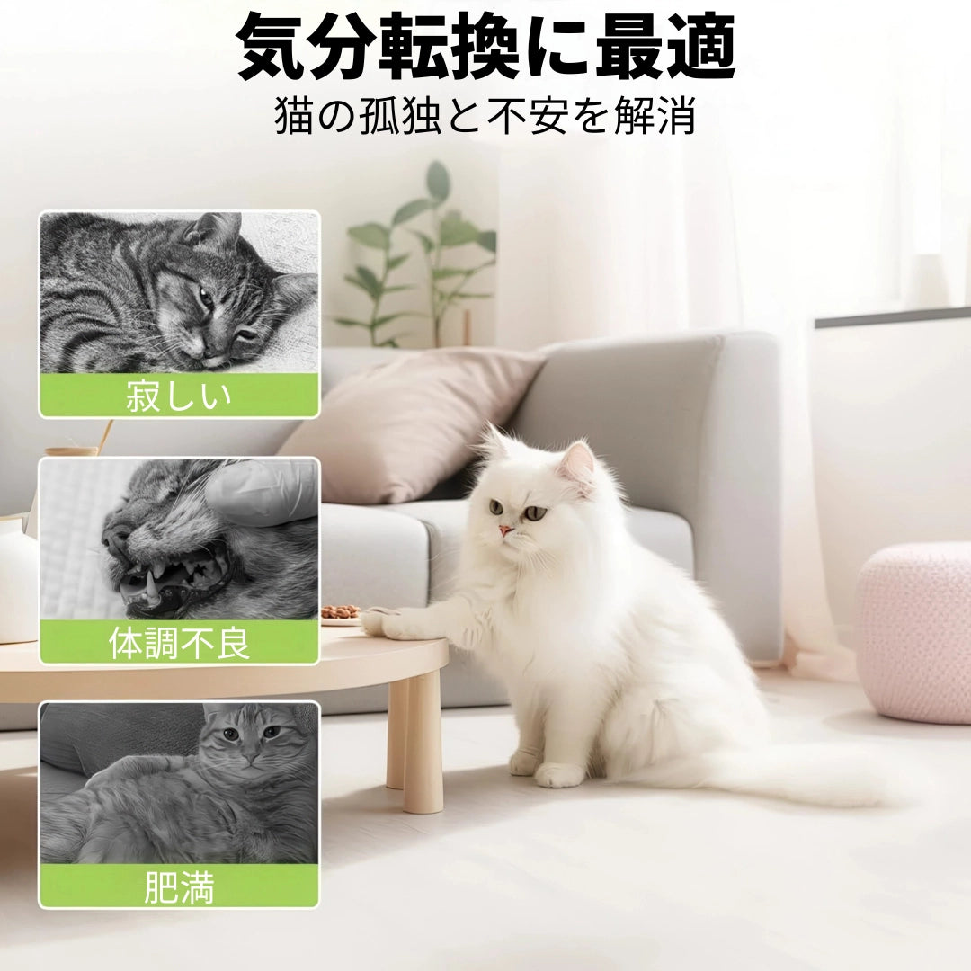 にゃんぴょこ 動くイモムシ