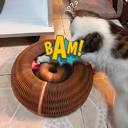 くるりんコロコロ™――猫の知育と運動本能を同時に満たすインタラクティブおもちゃ