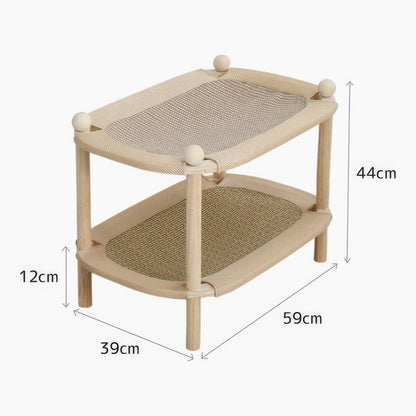 猫の極楽タワー™ ～爪とぎ一体型ベッド～