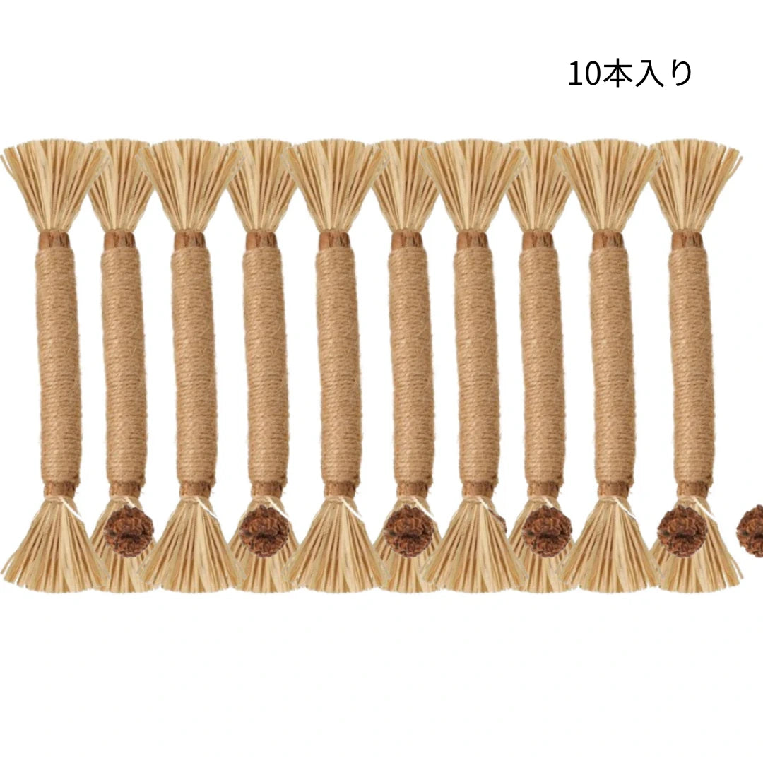 天然またたび使用 猫ちゃん用デンタルケアスティック 10本