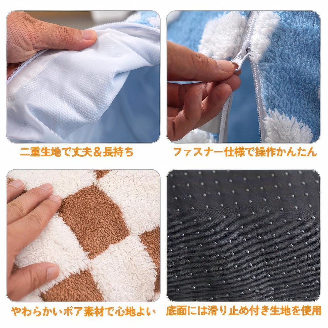 猫 トンネル ベッド 冬用 洗える ドーナツ型 キャットトンネル 暖かい クッション付き 猫ハウス 隠れ家 おしゃれ 寒さ対策 運動不足解消 子猫 小型犬 うさぎ