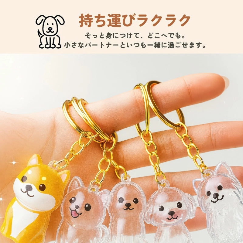 ペットメモリアルキーホルダー｜愛犬・愛猫の毛を身近に保存できる形見ケース