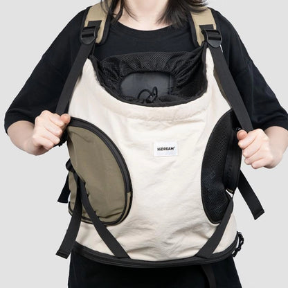 ペットキャリーバッグ 内部構造 安定感 通気性抜群 メッシュ窓