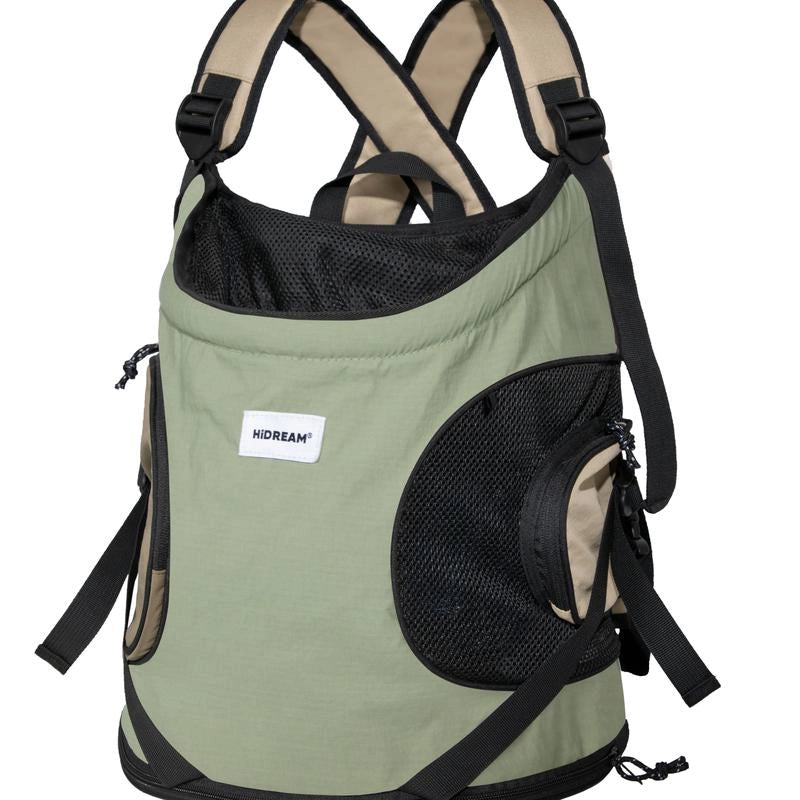 猫 キャリーバッグ オリーブグリーン 8.5kg対応 安定感