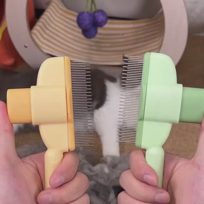 ネコ美毛ブラシ・極楽™